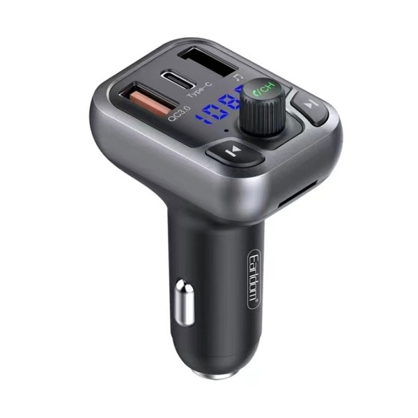 FM Трансмитер Earldom ET-M63, Bluetooth, USB, PD, QC3.0