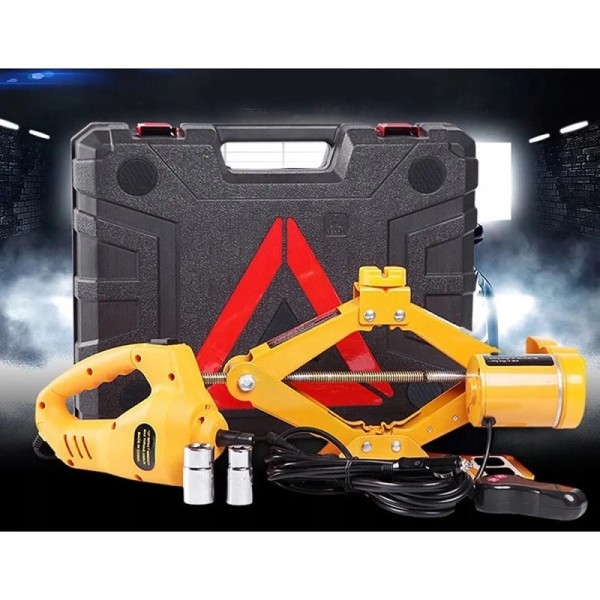 Електрически крик с гайковерт 3 тона 12V