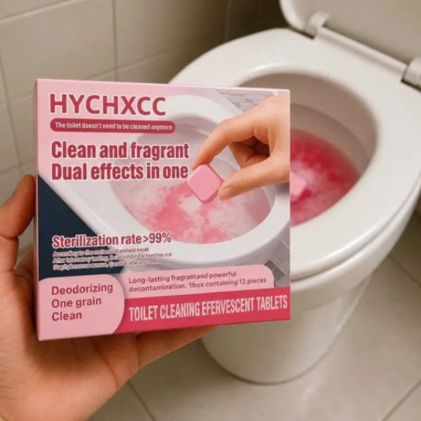 Активни таблетки за почистване на тоалетна 12 броя