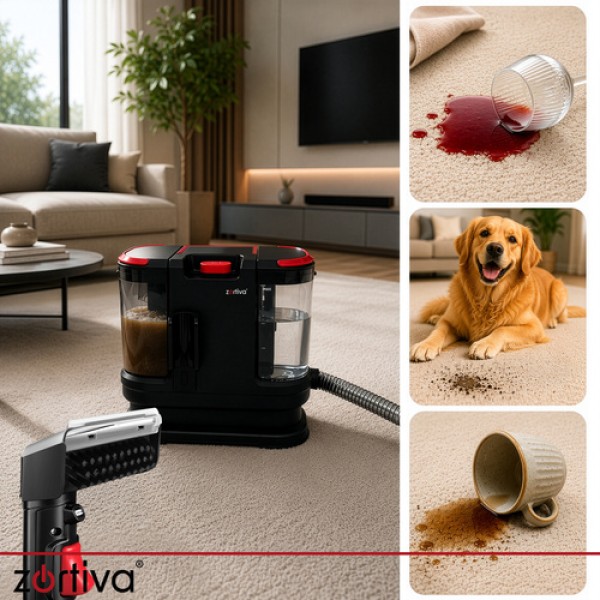 Прахосмукачка VacTrim 800W 17000 Pa за почистване на тапицерии, килими и домашни любимци
