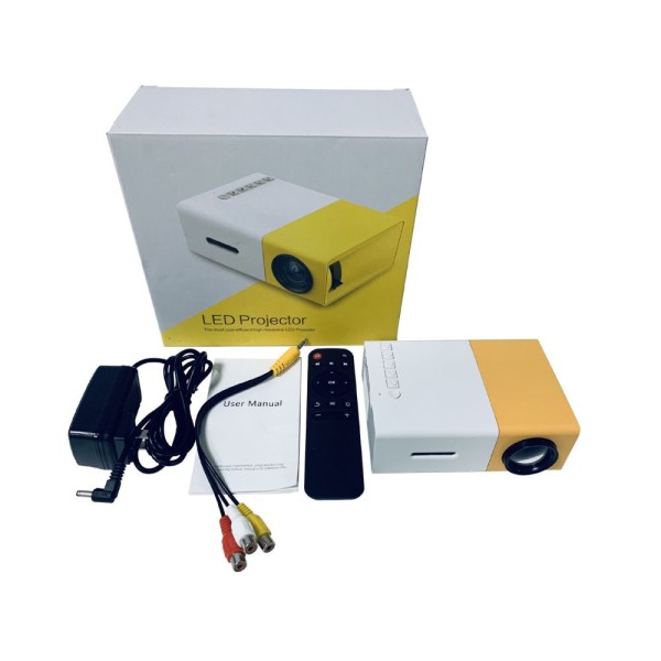 Проектор YG300 Full HD преносим телевизионен проектор USB HDMI дистанционно управление