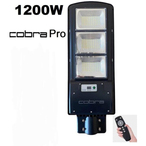 Соларна лампа Cobra Pro с датчик за движение и дистанционно управление