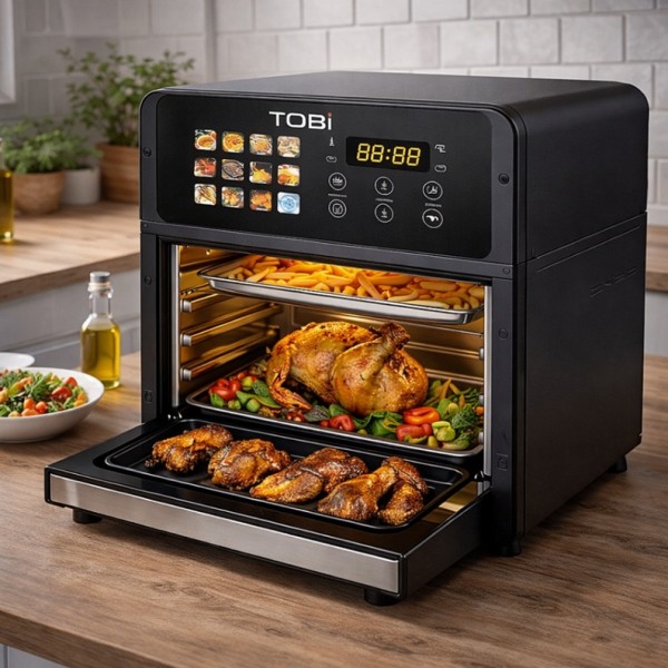Дигитален фритюрник с горещ въздух 16L 2400W TOBI