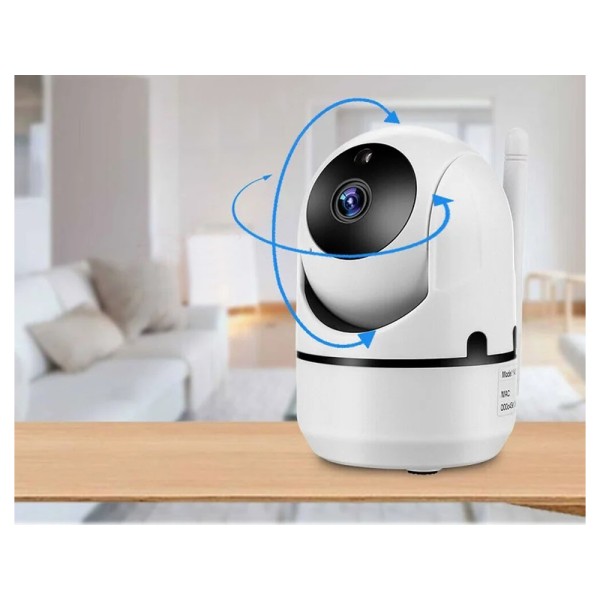 WIFI IP камера въртящ се електронен бебефон с HD изображение и двупосочно аудио