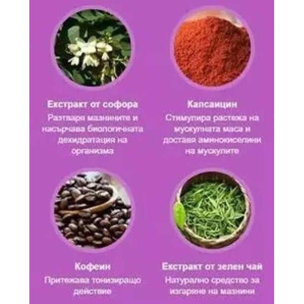 Пластири за отслабване с естествени съставки 5 броя