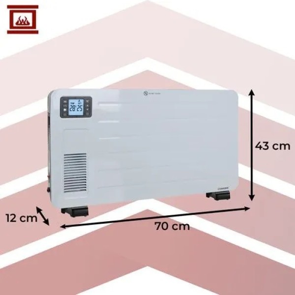 Енергоспестяващ електрически радиатор KAMINER ZIFLO 2300W с WiFi управление