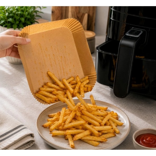 Хартия за фритюрник Air Fryer 300 бр. 20x20 см
