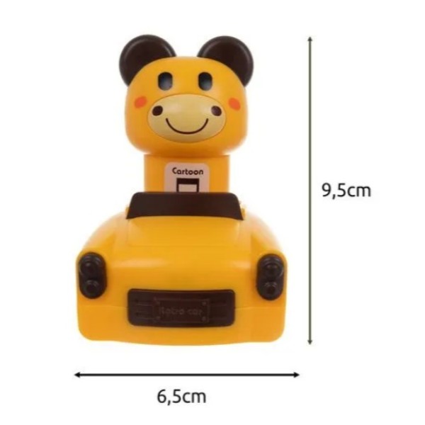 Сензорна играчка Количка с животни 4в1 за деца
