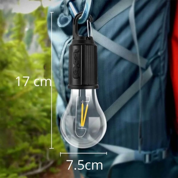 Крушка за закачане, USB къмпинг лампа с 3 режима