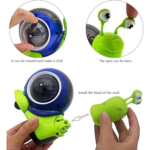 Интерактивна играчка Охлюв със звуци и светлини Gear Snail