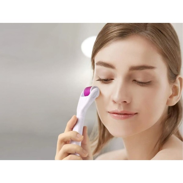 DERMA ROLLER за микроиглена мезотерапия лице, шия и тяло, комплект 6в1