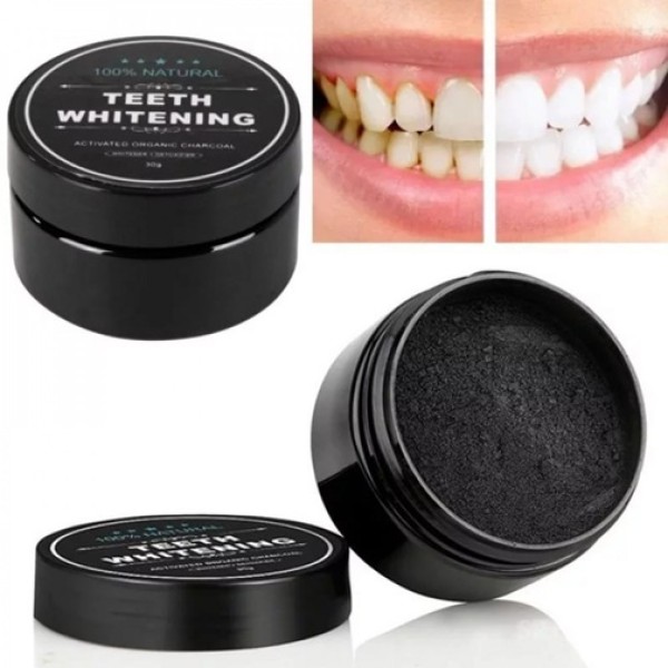 Кокосов въглен за избелване на зъби Miracle Teeth, Natural, 20 грама