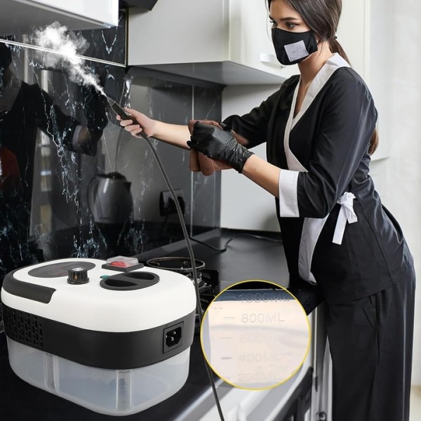 Парочистачка мощност от 2500 W за почистване, дезинфекция, без химикали