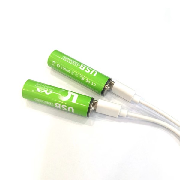 Батерия AA Li-ion 2200mWh 1.5V Quick Charge USB-C к-т 2 броя