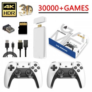 Безжична ретро конзола Game Stick PRO 30 000 видео игри, 64 ..