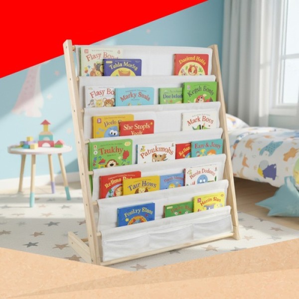 Детска етажерка за книги и играчки