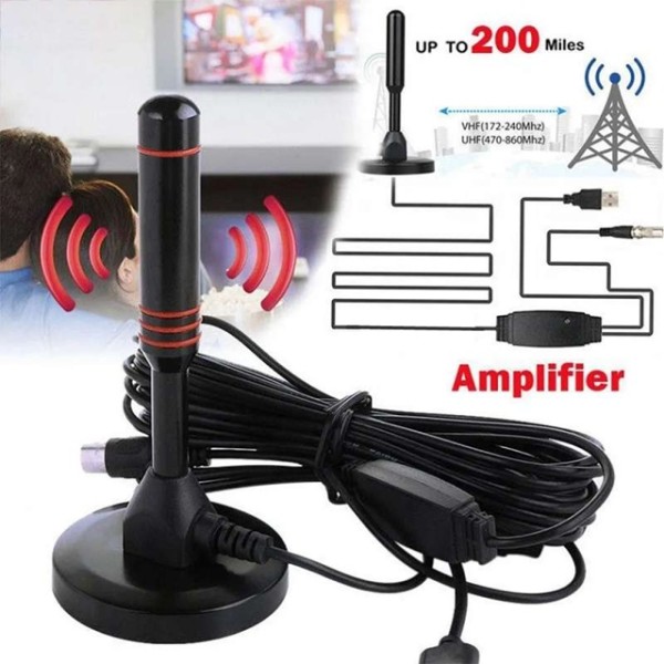 Антена за ефирна телевизия, вътрешен HEVC магнит