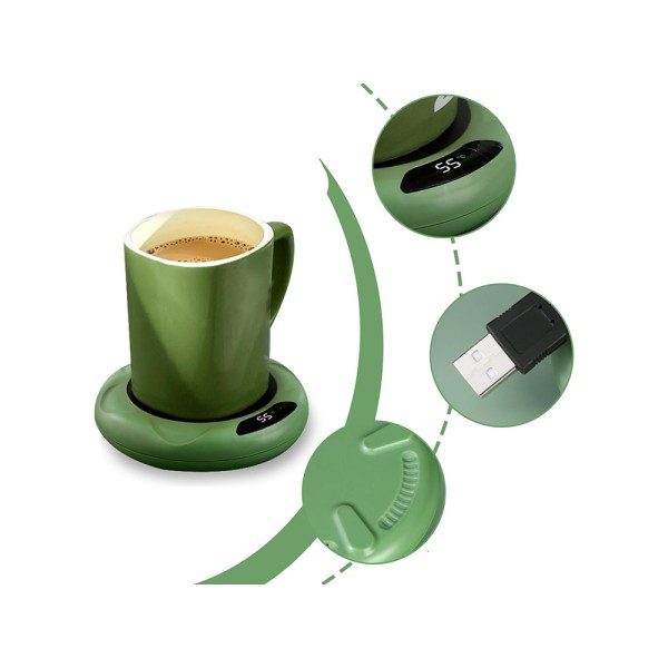 Котлон за чаша с USB кабел за кафе и чай
