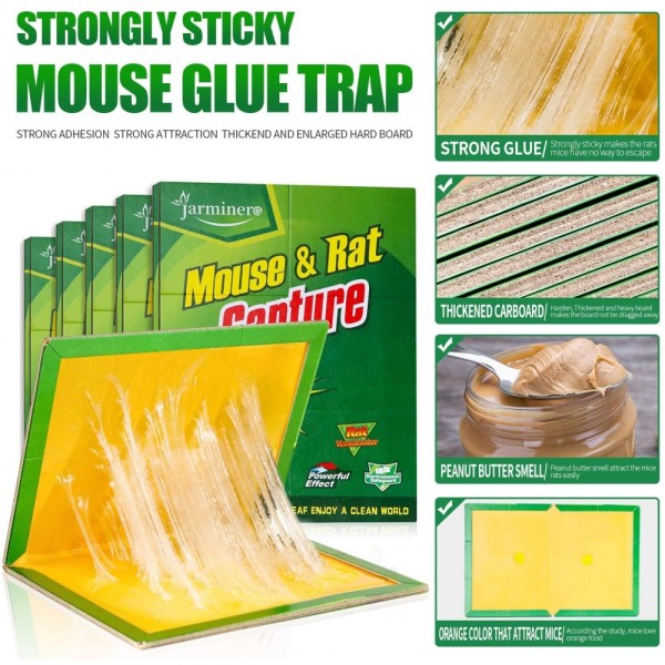 Лепящ капан за мишки среден и голям MouseTrap