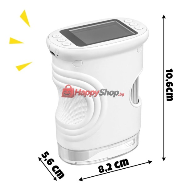 Детски цифров микроскоп KRUZZEL 1000x с 2 MP камера и IPS екран