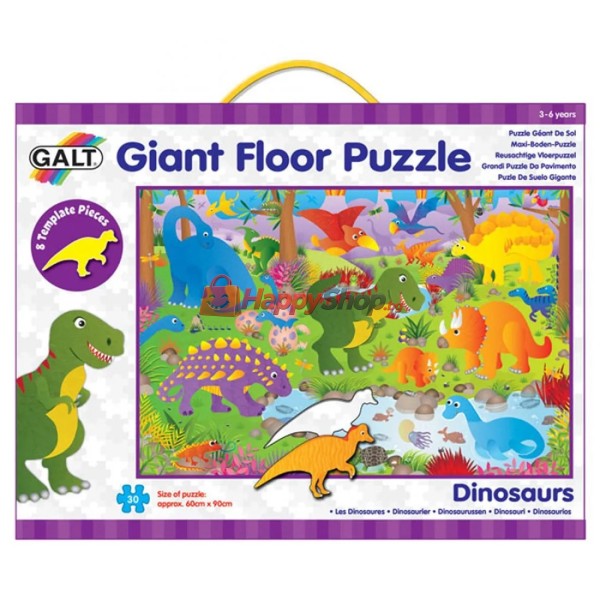 Гигантски пъзел за под "Динозаври"