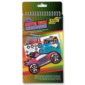 Книжка за рисуване със стикери и шаблони, Страхотни автомоби..