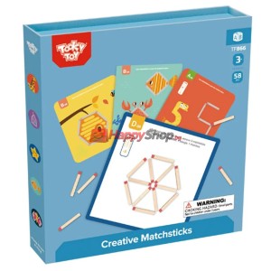 Логическа игра с магнитни кибритени клечки