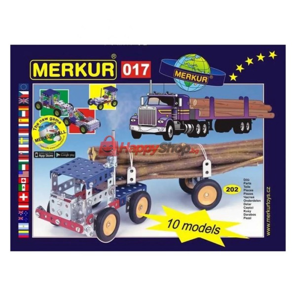 Merkur 017, Камиони, 10 в 1, 202 части