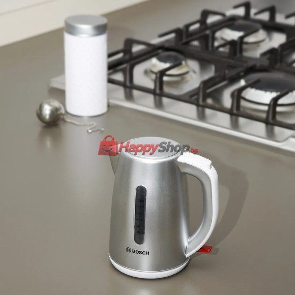 Детска електрическа кана Bosch Happy, сребриста