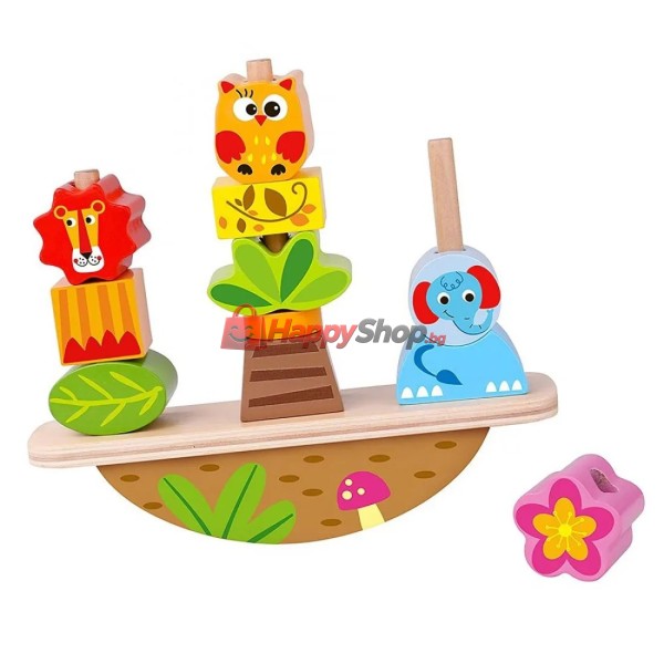 Низанка, игра за баланс, фигури за нанизване, 3 в 1