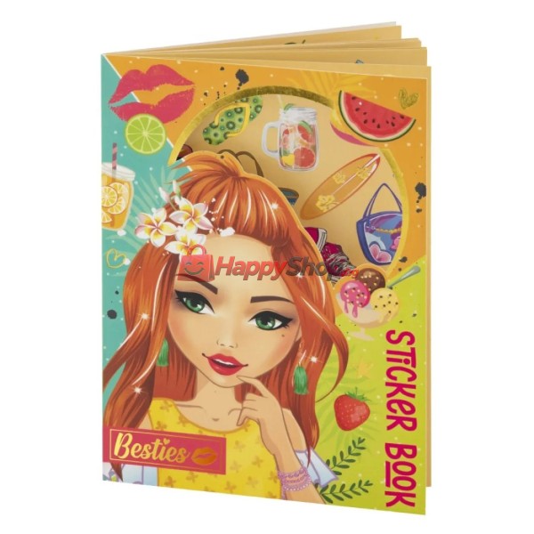 Книжка със стикери, А5, 8 стр  Besties (2)