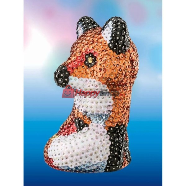 3D фигурка от пайети, Лисица