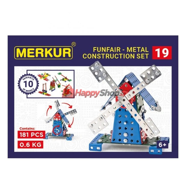 Merkur 019, Мелница, 10 в 1, 181 части