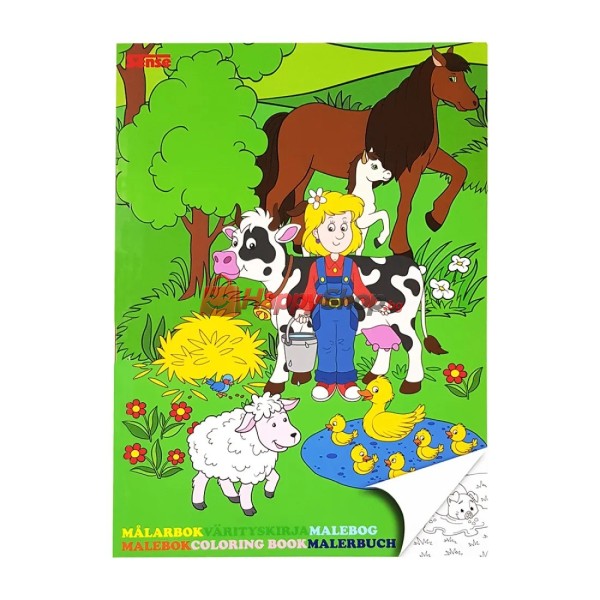 Книжка за оцветяване, Ферма