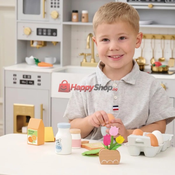 Дървен комплект за игра, Вкусна закуска