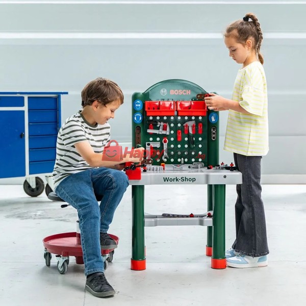 Голяма детска работилница Bosch с 82 аксесоара