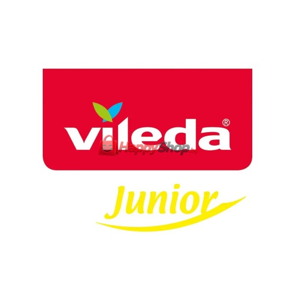 Детски комплект за почистване Vileda – моп, метла и лопатка, 4 части
