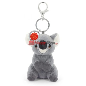 Коала, плюшена играчка с клипс за раница, 12 см