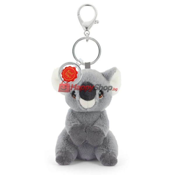 Коала, плюшена играчка с клипс за раница, 12 см