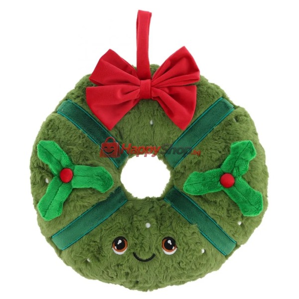 Keeleco Christmas, Плюшен коледен венец, 30 см, Keel Toys