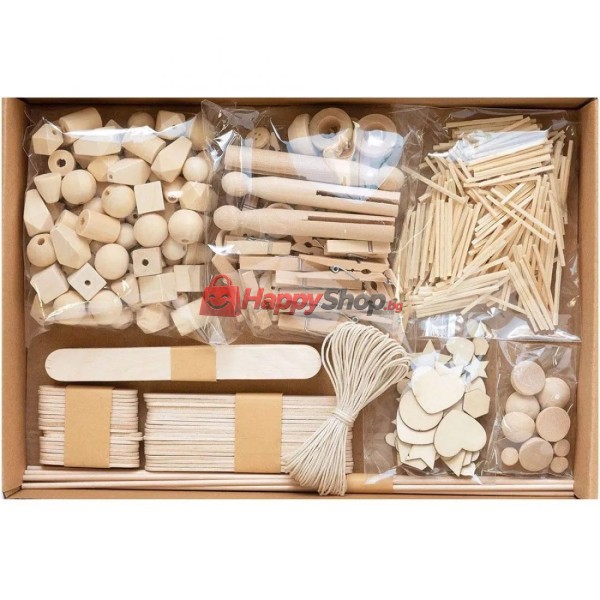 Голям креативен комплект, WOOD