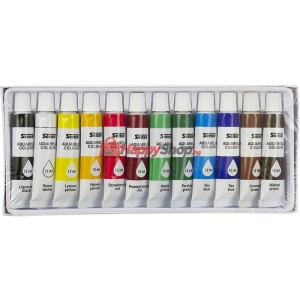 Акварелни бои, 12x12 ml