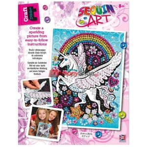 Изкуство с пайети, CRAFT TEEN, Летящ еднорог