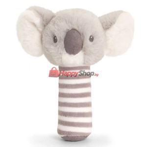 Keeleco, Бебешка дрънкалка стик, Коала, 14 см