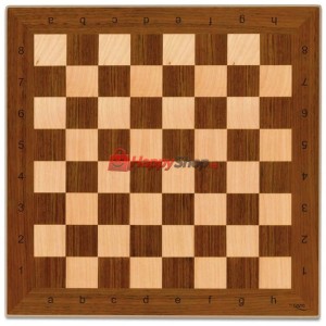 Дървена дъска за шах, 33x33 см