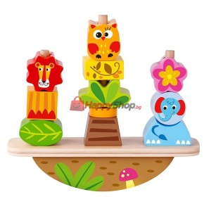 Низанка, игра за баланс, фигури за нанизване, 3 в 1