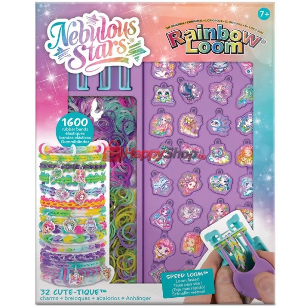 Rainbow Loom, Комплект за плетене на гривни с талисмани