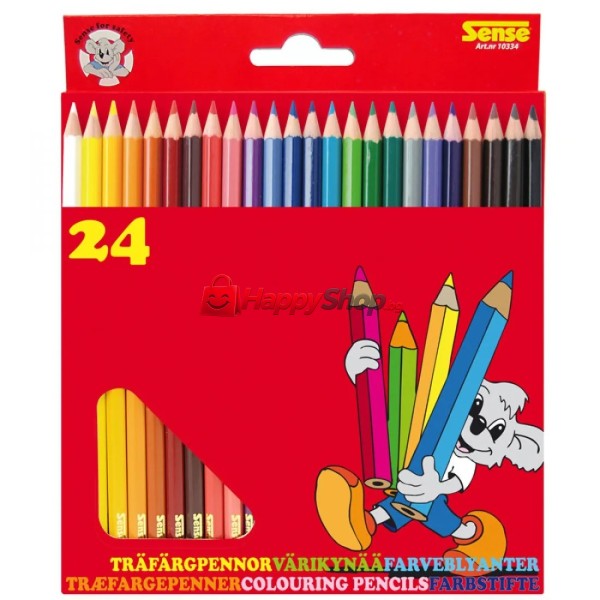 Цветни моливи - 24 бр.