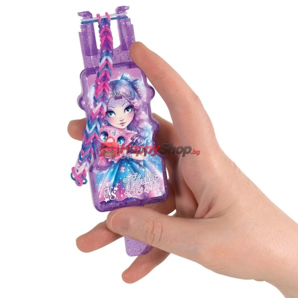 Комплект за плетене на гривни и талисмани с ластици, Rainbow Loom