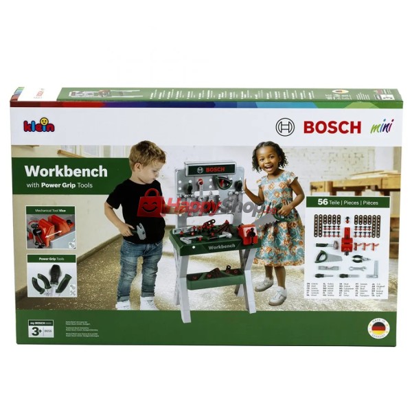 Детска работилница Bosch „Малък майстор“ с X-образна стойка
